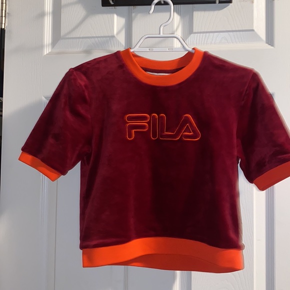 FILA Velour Crop Top - Picture 2 of 5